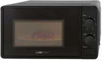 Clatronic MW 791 Mikrowelle, 700 W, 20 L, 6 Leistungsstufen, schwarz (264000)