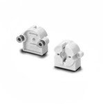 Houben 101681 Einbaufassung, G13 500V/2A/T130, wei&szlig;