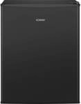 Bomann KB 7347 Mini K&uuml;hlschrank, 58 L, 2 Glasablagen, schwarz