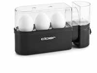 Cloer 6020 Single-Eierkocher, 300W, 3 Eier, schwarz
