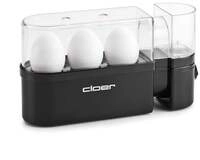 Cloer 6020 Single-Eierkocher, 300W, 3 Eier, schwarz