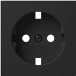 Gira 4920005 Abdeckung f&uuml;r SCHUKO-Steckdose 16 A 250 V~ System 55 Schwarz matt