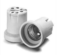 houben E40-Fassung, Porzellan , 750V/18A/T270, Kontaktklemmen 1,5-4qmm, wei&szlig;