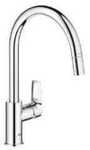 Grohe Start Loop Einhand-Sp&uuml;ltischbatterie, Hochdruck, herausziehbare Laminarbrause,