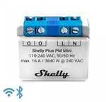 Shelly Plus PM Mini Leistungsmesser, WLAN, Bluetooth, 1 Kanal 16 A, Unterputz