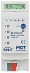 MDT BE-04230.02 Bin&auml;reingang 4-fach, REG, Eing&auml;nge 230VAC