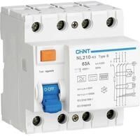 Chint Fehlerstrom-Schutzschalter, allstromsensitiv, Typ B, 10 kA,