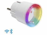 Shelly Plus Plug S WLAN-Smart-Steckdose, 1x12A, mehrfarbig LED, Bluetooth, 5 Stück,