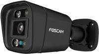 Foscam V8EP POE-&Uuml;berwachungskamera, IP66, mit Scheinerfer, mit Alarmsirene, schwarz