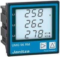 Janitza UMG 96RM 52.22.061 Multifunktionaler Energieanalysator, 90-277V (5222061)
