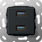 Einsatz USB 3.0 Typ A 2fach Gira 568510