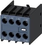 Siemens 3RH2911-1FA04 Hilfsschalter, frontseitig, 4 &Ouml;, .1/.2, .1/.2, .1/.2, .1/.2,