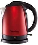 Moulinex Subito BY530530 Red Kettle Wasserkocher, 2400W, 1,7l, metallic rot