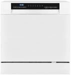 Exquisit GSP508-030D Tischgeschirrsp&uuml;ler, 55cm breit, 8 Ma&szlig;gedecke, 7 Programme,