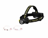 LED Lenser Work Stirnlampe Advanced; 15lm-500lm (Boost) / bis 200m / bis 45h / IP67 /