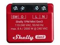 Shelly 1PM Mini Gen3 Relais, Schalter, WLAN, Bluetooth, 1 Kanal 8 A, mit