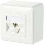 METZ CONNECT 130B11D10002-E Modulare Anschlussdose C6Amodul 1 Port 180&deg;M AP