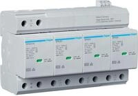 Hager SPA801 Kombiableiter, Typ1+2, 4P, Uc, 350V, Iimp, 25kA, Up 1.5kV, TNS/TT,