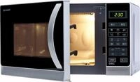 Sharp R-642 INW Grill-Kompakt-Mikrowellenger&auml;t (2-in-1), 800W/1000W , 20l,