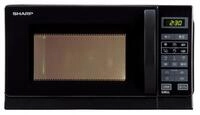 Sharp R-642 BKW Grill-Kompakt-Mikrowellenger&auml;t (2-in-1), 800/1000W, 20l, schwarz