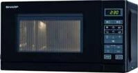 Sharp R-242 BKW Solo-Kompakt-Mikrowellenger&auml;t, 800W, 20l, schwarz