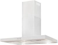 Exquisit FKH 90-2 Inox EEK: D Flachschirm-Dunstabzugshaube, 90 cm breit,