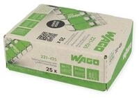 Wago Verbindungsklemme mit Hebeln Green Range, max. 4 mm&sup2;, 5 Leiter, transparent