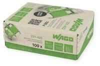Wago Verbindungsklemme mit Hebeln Green Range, max. 4 mm&sup2;, 2 Leiter, transparent