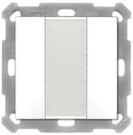 MDT BE-TA5502.G2 Taster 55 2-fach, reinwei&szlig; gl&auml;nzend