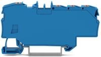 Wago Verteilerklemme mit Dr&uuml;cker, 1x6 mm&sup2; / 6x1,5 mm&sup2;, blau ( 2206-8034)