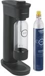 GROHE Blue Fizz Wassersprudler, Advanced Starter Set, inkl. 1 Trinkflasche und 1x