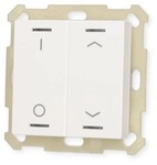 MDT BE-TAL5502.D1 Taster Light 55 2-fach, Ausf&uuml;hrung I/O und AUF/AB, reinwei&szlig;