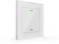 MDT II Light KNX Glastaster, 1-fach, RGBW, Temperatursensor, Neutral, wei&szlig;