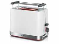 Bosch TAT4M221 Toaster, 2 Schlitz, 950 W, Auftaufunktion, weiß