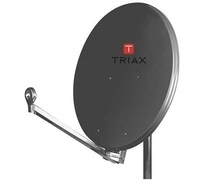 Triax Hit FESAT 85 SG Offset-Parabolreflektor, schiefergrau