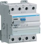 Hager CDF625D Fehlerstromschutzschalter, FI-Schalter 4 polig 10kA 25A 30mA Typ F