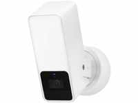Eve Outdoor Cam HomeKit smarte Außenkamera mit Flutlicht und Apple HomeKit, Secure
