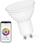 EMOS 1525500500 LED Lampe GoSmart MR16, GU10, 4,8W (35W), 400lm, RGB, dimmbar, WiFi