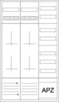 EATON ZSD-4ZV-1400/APZ Z&auml;hler-Komplettschrank 2x Z&auml;hlerfeld (2-st&ouml;ckig) / 1x