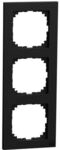 Merten MEG4030-3603 Rahmen, M-Pure, 3fach, Ocean Plastic, schwarz matt