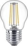 Philips LED Lampe in Tropfenform, 4,3W, 470lm, 2700K, klar (929001890557)