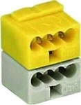Wago 243-212 KNX-Anschluss- und Abzweigklemmen, 0,6-0,8mm, lichtgrau/gelb, 50 Stck.