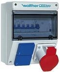 Walther Werke (6921109) Kunststoff-Steckdosenkombination IP44 in: 40A mit einem...