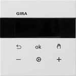Gira 5394112 System 3000 Raumtemperaturregler BT, Fl&auml;chenschalter, reinwei&szlig;