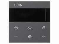 Gira 539428 System 3000 Raumtemperaturregler BT, System 55, anthrazit