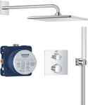 GROHE Precision Thermostat Duschsystem, Quickfix, Unterputz, mit Vitalio Rain...