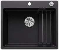 Blanco Etagon 6-F Granitsp&uuml;le, mit Ablauffernbedienug, mit Zubeh&ouml;r, SILGRANIT,