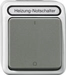 Merten MEG3643-8029 Heizungs-Notschalter, Aquastar, Aus, 3‑polig, Kontrolllicht,
