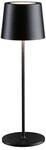 Paulmann Gilo Tischleuchte, IP44, 2,8W, 240lm, 2700K, schwarz matt (76996)