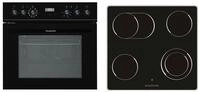 Wolkenstein WMOC 100 EEK: A Einbauherdset mit Glaskeramikkochfeld, 60 cm breit, 66 L,